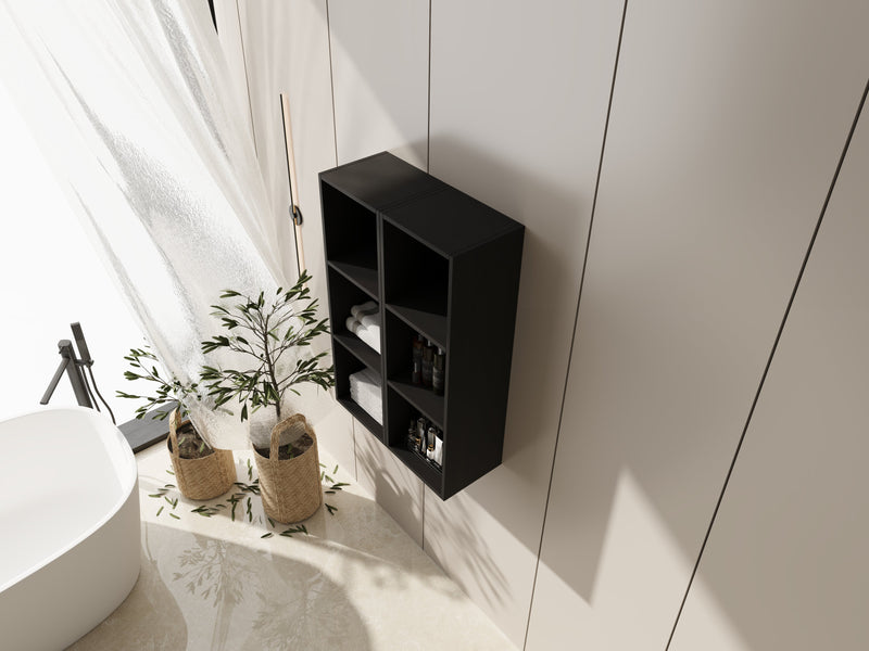 24 Inch Wall Mounted Storage Shelves Combination by HouseOfZazla