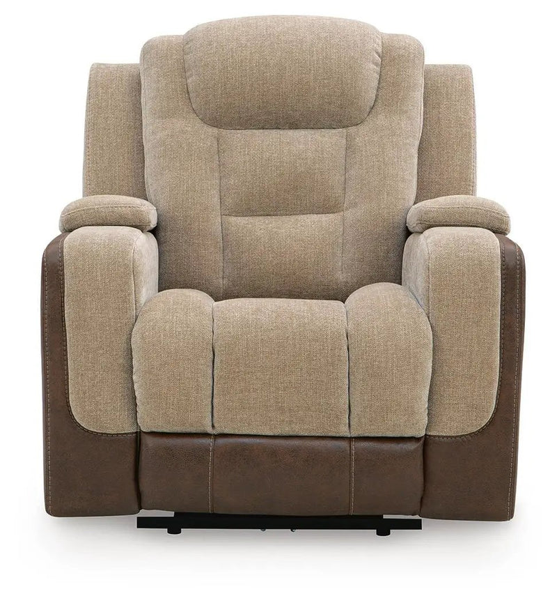 Mixed Motion - Power Recliner With Adjustable Headrest by Unique Piece Furniture
