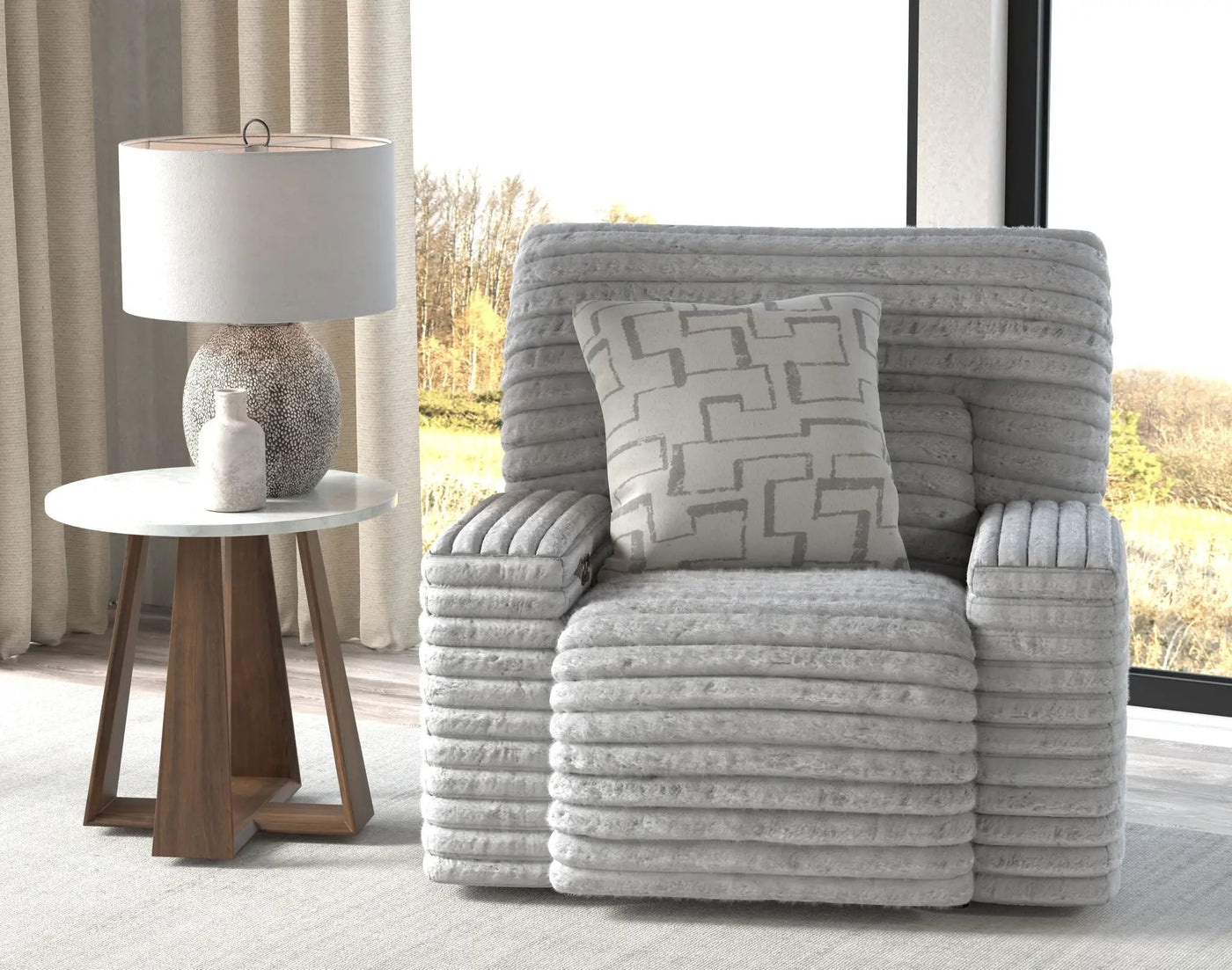 Lynx - Power Recliner With Zero Gravity by Unique Piece Furniture