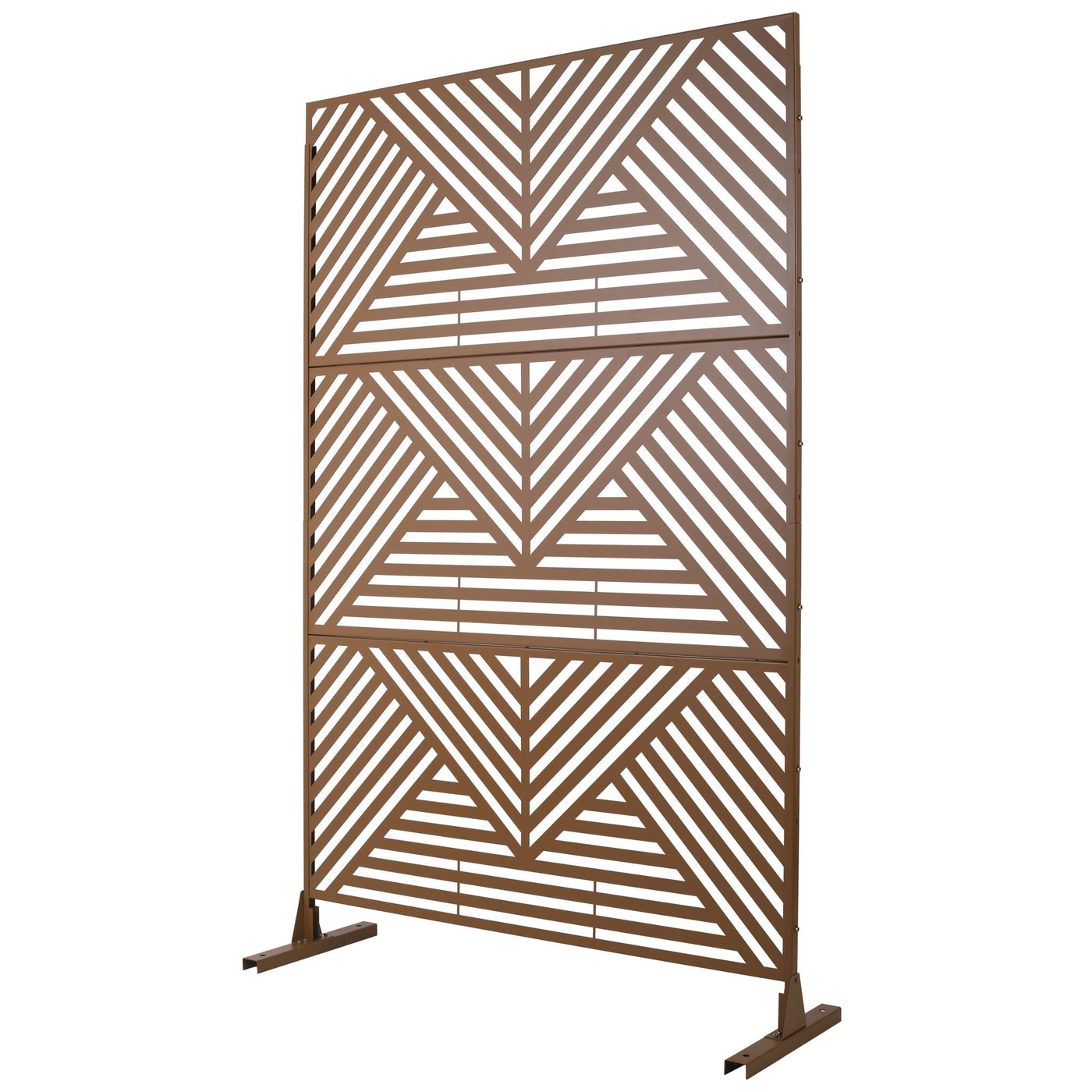 Freestanding Outdoor & Indoor Freestanding Metal Privacy Screen by Unique Piece Furniture