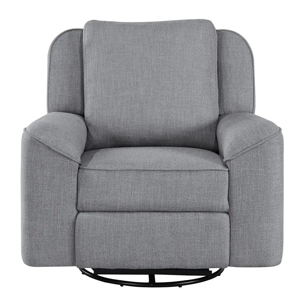 Destiny - Glider Recliner With Swivel - Gray Linen by Unique Piece Furniture