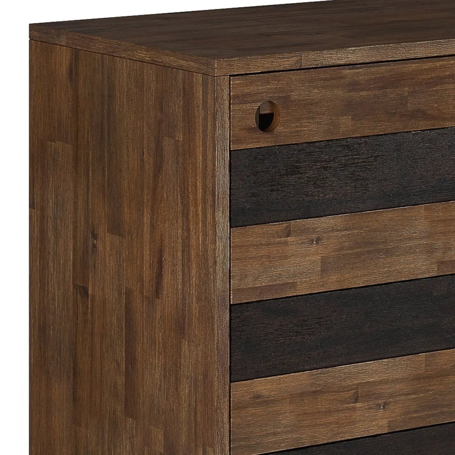 Clarkson - Medium Storage - Rustic Natural Aged Brown by HouseOfZazla