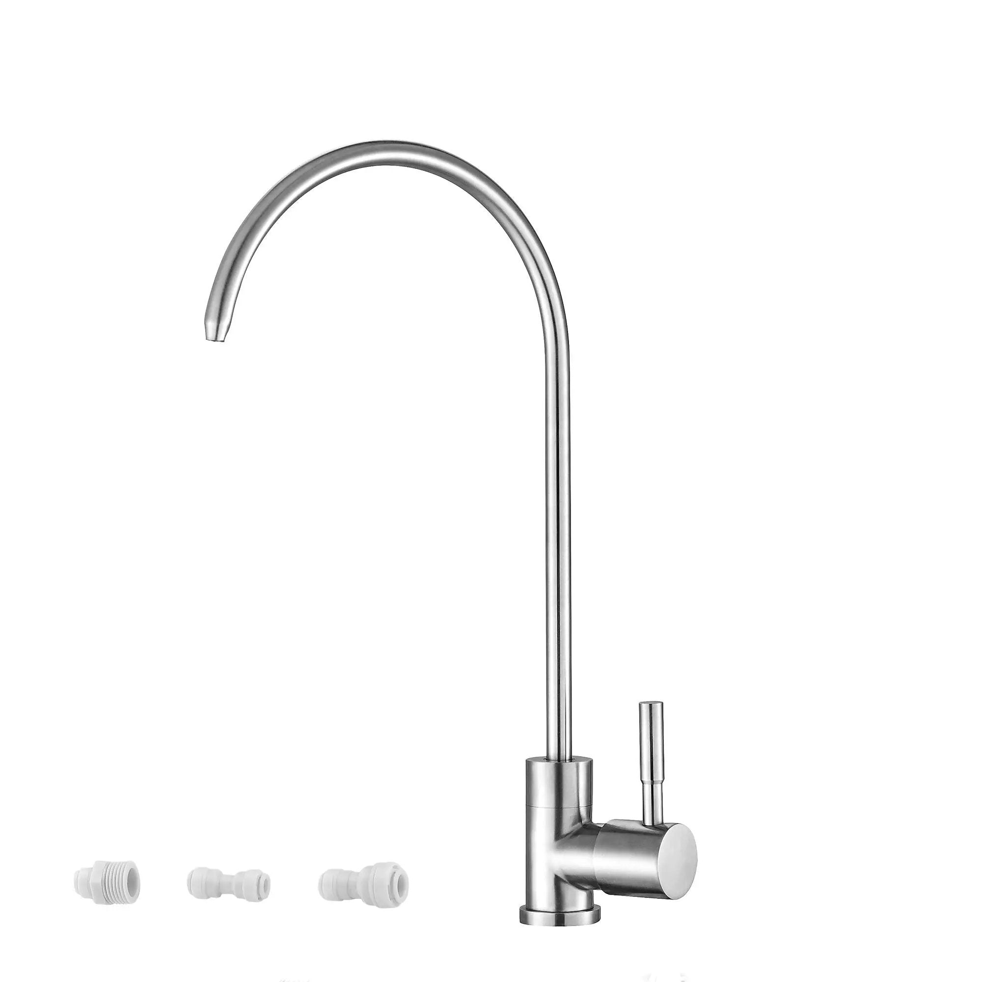 Modern Design, Lead Free Drinking Water Faucet - Brushed Nickel by HouseOfZazla