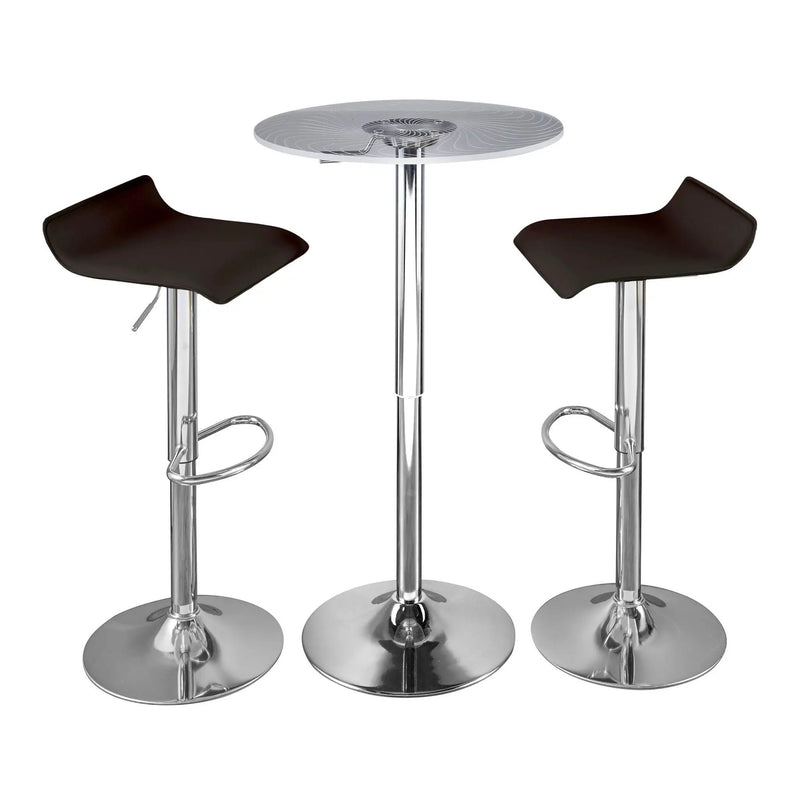 Spyra Ale - 3 Piece Contemporary Adjustable Bar With Up Set by HouseOfZazla