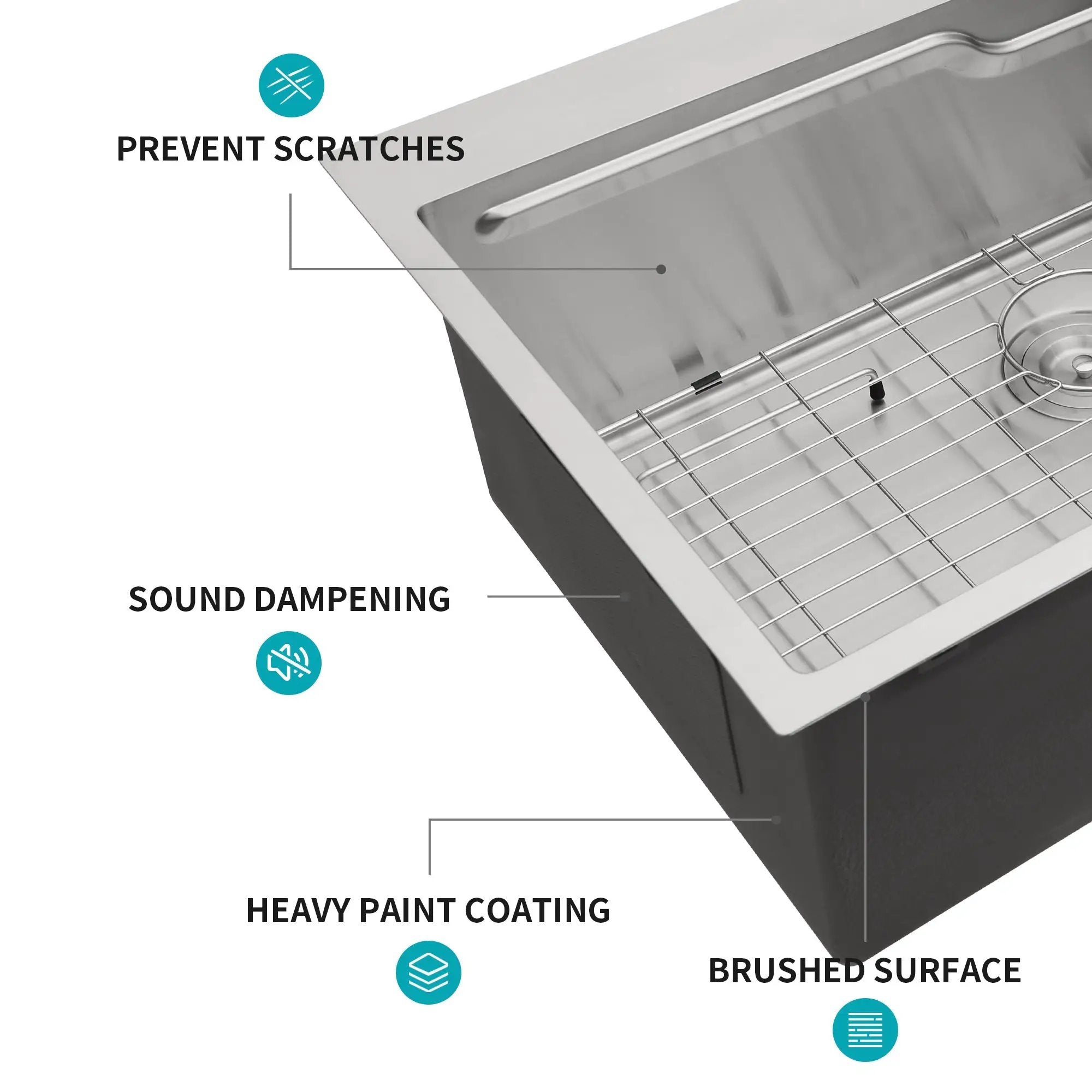 33" Drop In Kitchen Sink by HouseOfZazla