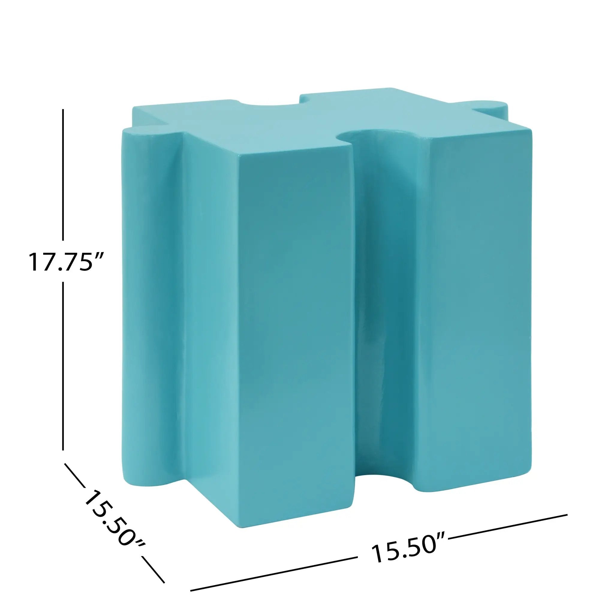 Puzzle Art Side Table by HouseOfZazla