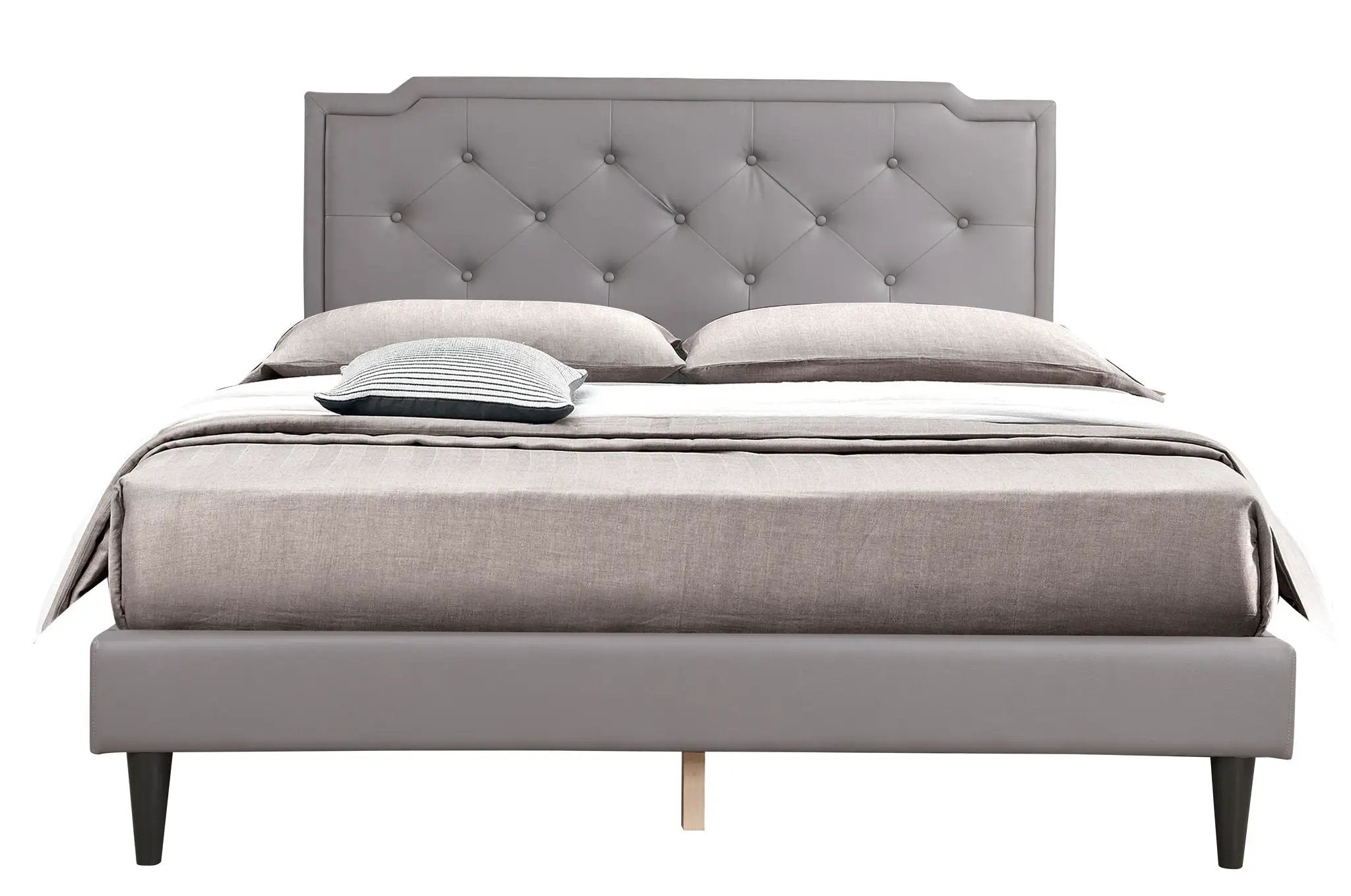 Button Tufted Bed Charming For Cozy Spaces by HouseOfZazla