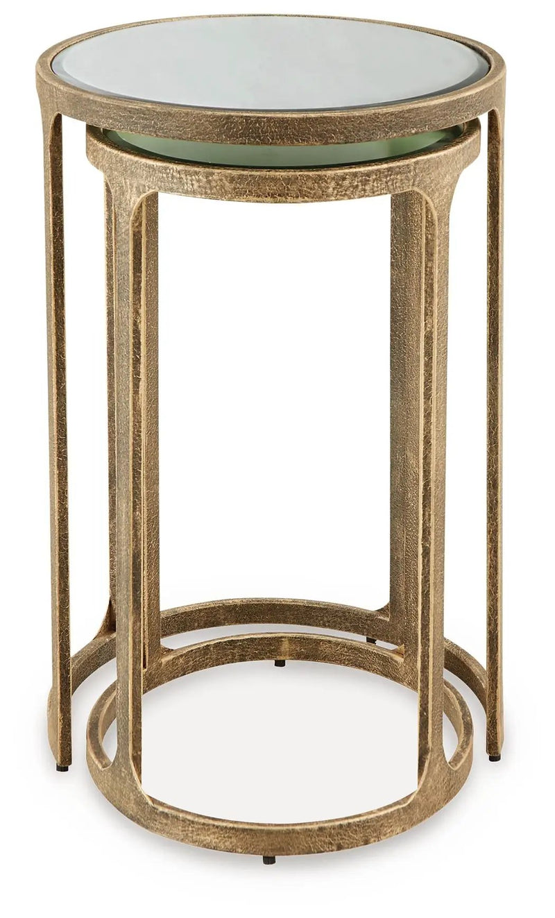 Irmaleigh - Accent Table Set (Set of 2) - Antique Black by Unique Piece Furniture