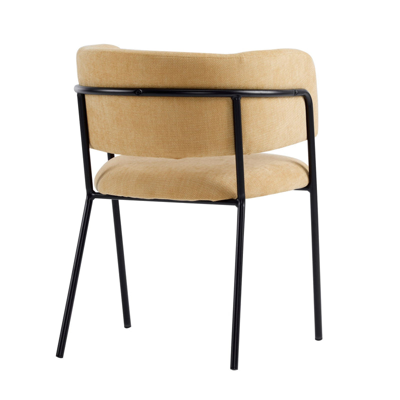 Modern Upholstered Arm Dining Chair Set by HouseOfZazla