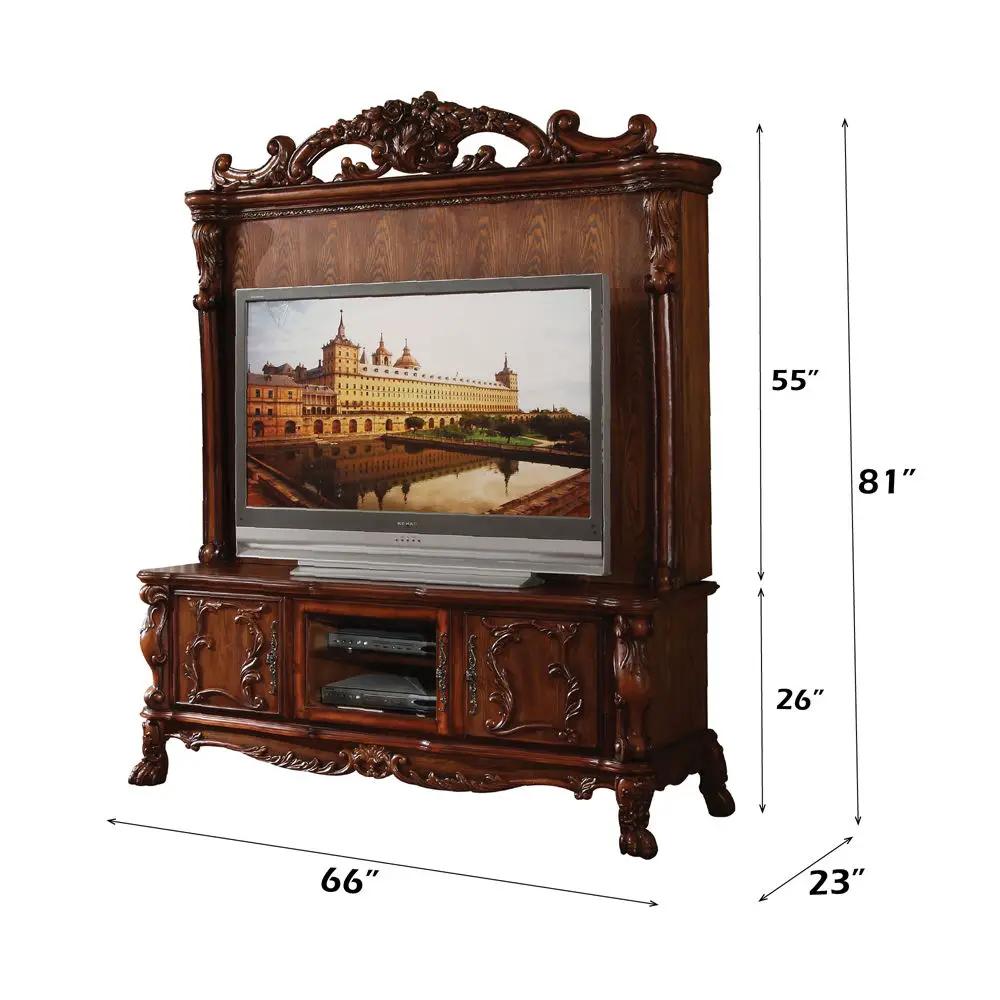 Dresden - 81" Entertainment Center - Cherry Oak by Unique Piece Furniture