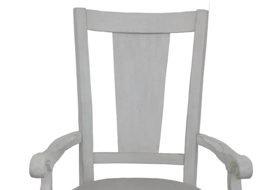 Katia - Arm Chair (Set of 2) - Light Gray / White by HouseOfZazla