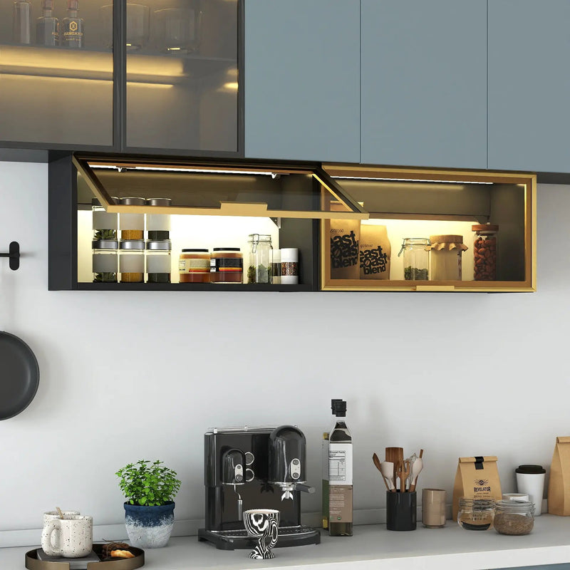 Large-Capacity Spice Rack Wall Mounted Storage Cabinet by HouseOfZazla
