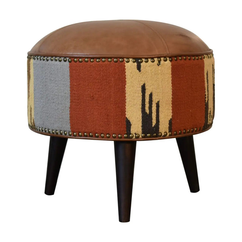 Footstool - Brown by HouseOfZazla
