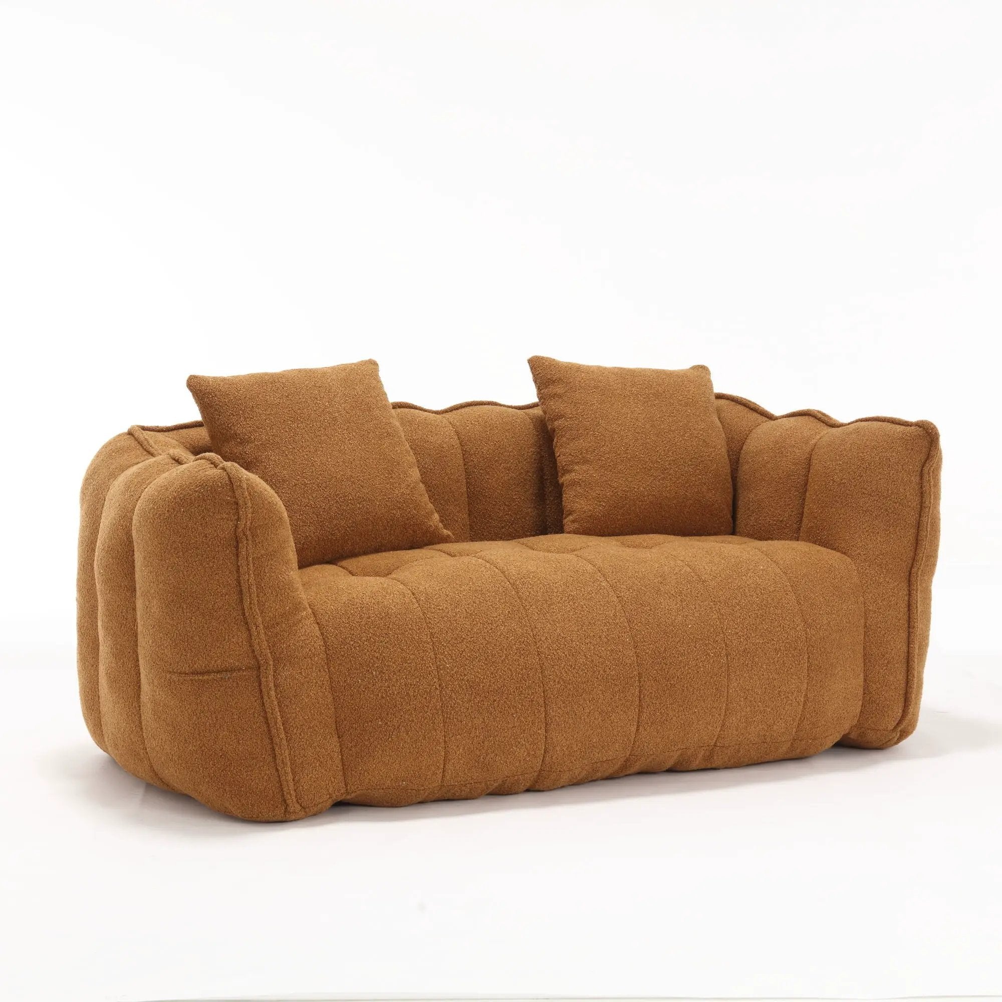 Cozy Beanbag Chair With High Resilience Foam Core For 2 by HouseOfZazla