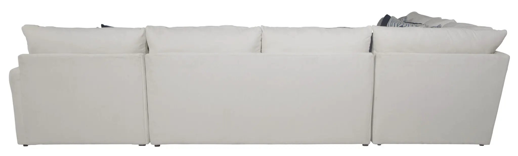 Polaris - Sectional With Comfort Coil Seating, 9 Included Accent Pillows And Included Cocktail Ottoman by Unique Piece Furniture