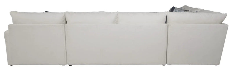 Polaris - Sectional With Comfort Coil Seating, 9 Included Accent Pillows And Included Cocktail Ottoman by Unique Piece Furniture