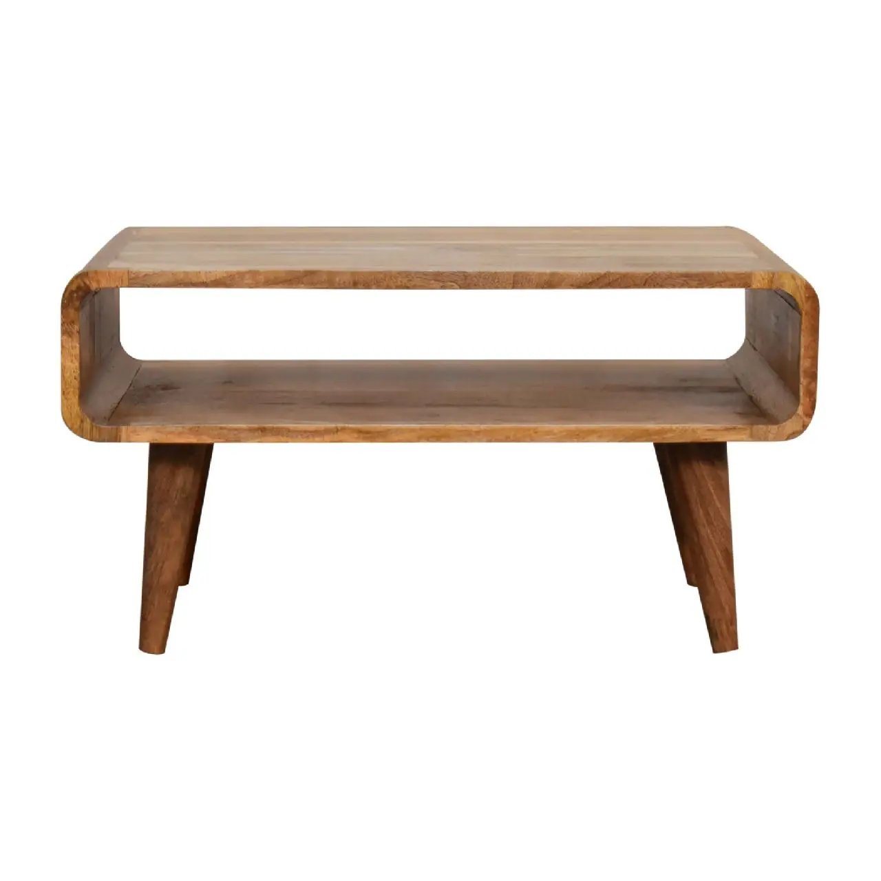 Solid Wood Open Media Unit by Unique Piece Furniture