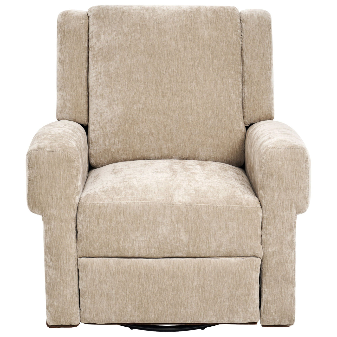 Manual Recliner Chair With Swivel Rocker Function, Dual Recline Angles by Unique Piece Furniture