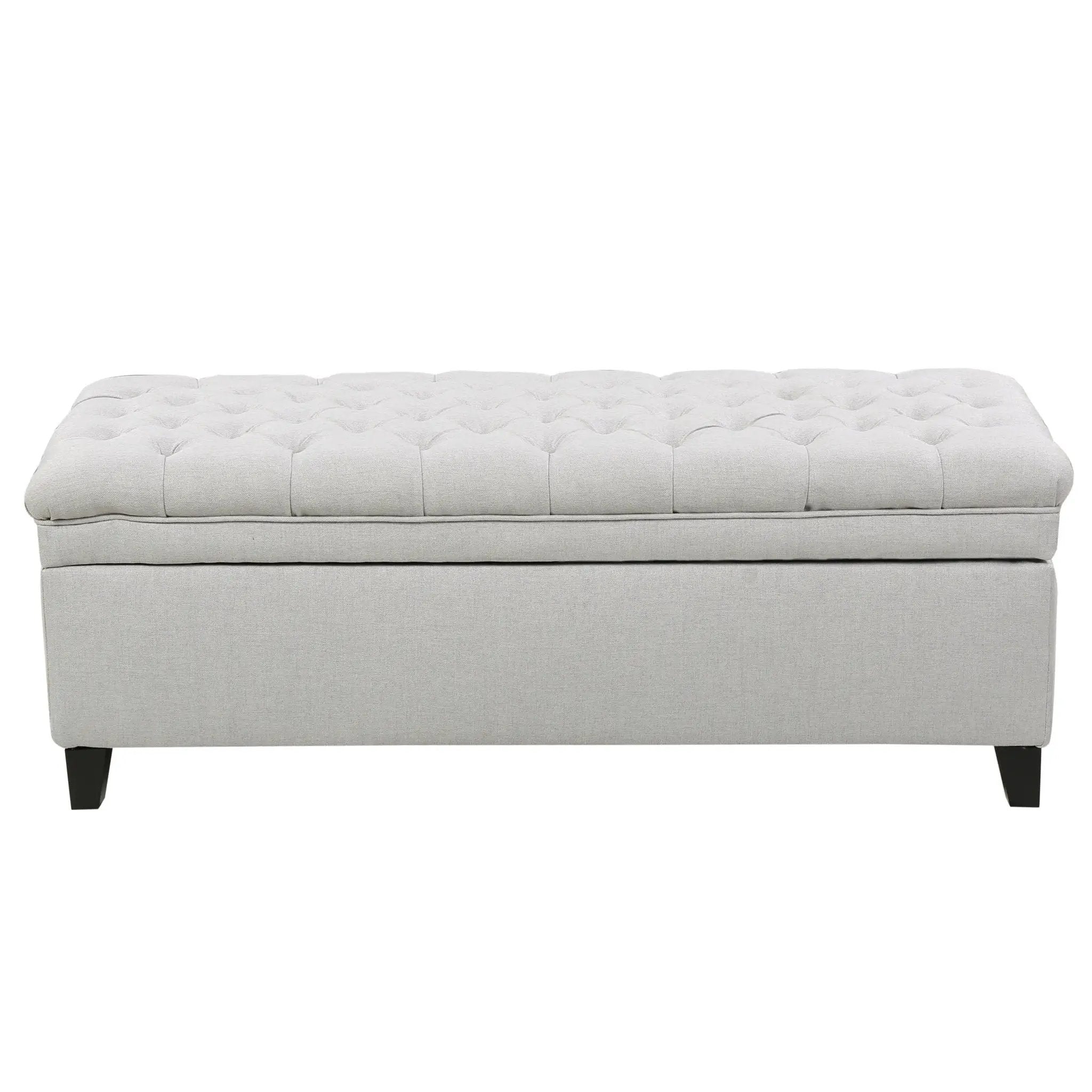 Juliana Storage Ottoman With Birch Legs by HouseOfZazla