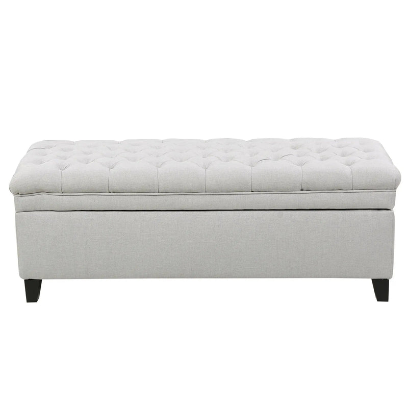 Juliana Storage Ottoman With Birch Legs by HouseOfZazla