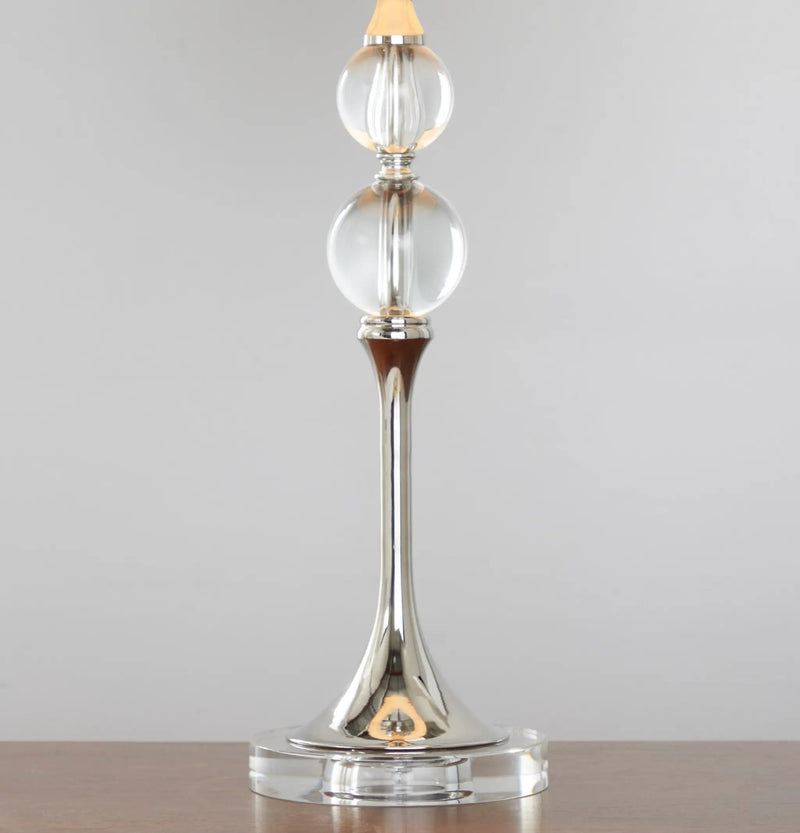 26" Contemporary Crystal Table Lamp by HouseOfZazla