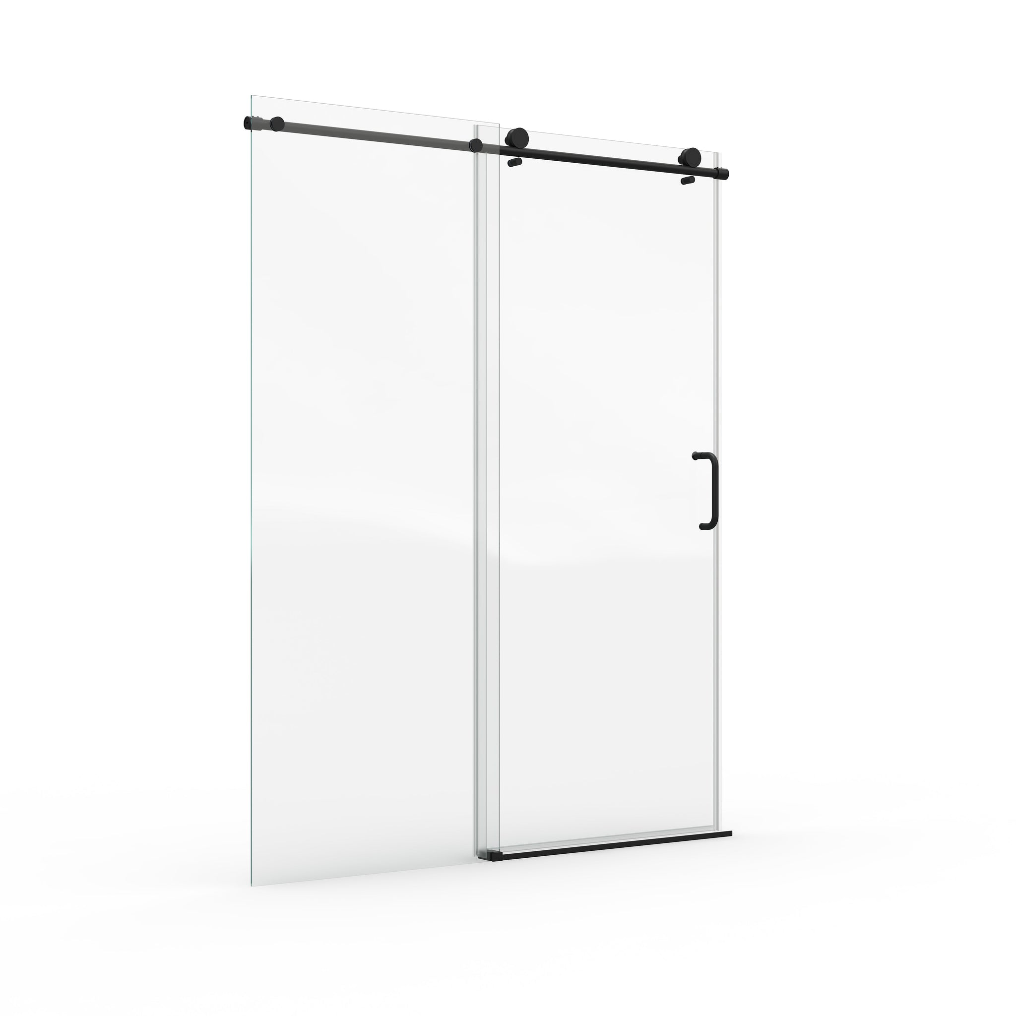 56" - 60" W x 76" H Single Sliding Frameless Shower Door by HouseOfZazla