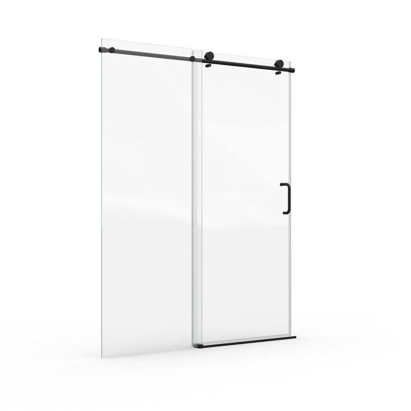 56" - 60" W x 76" H Single Sliding Frameless Shower Door by HouseOfZazla