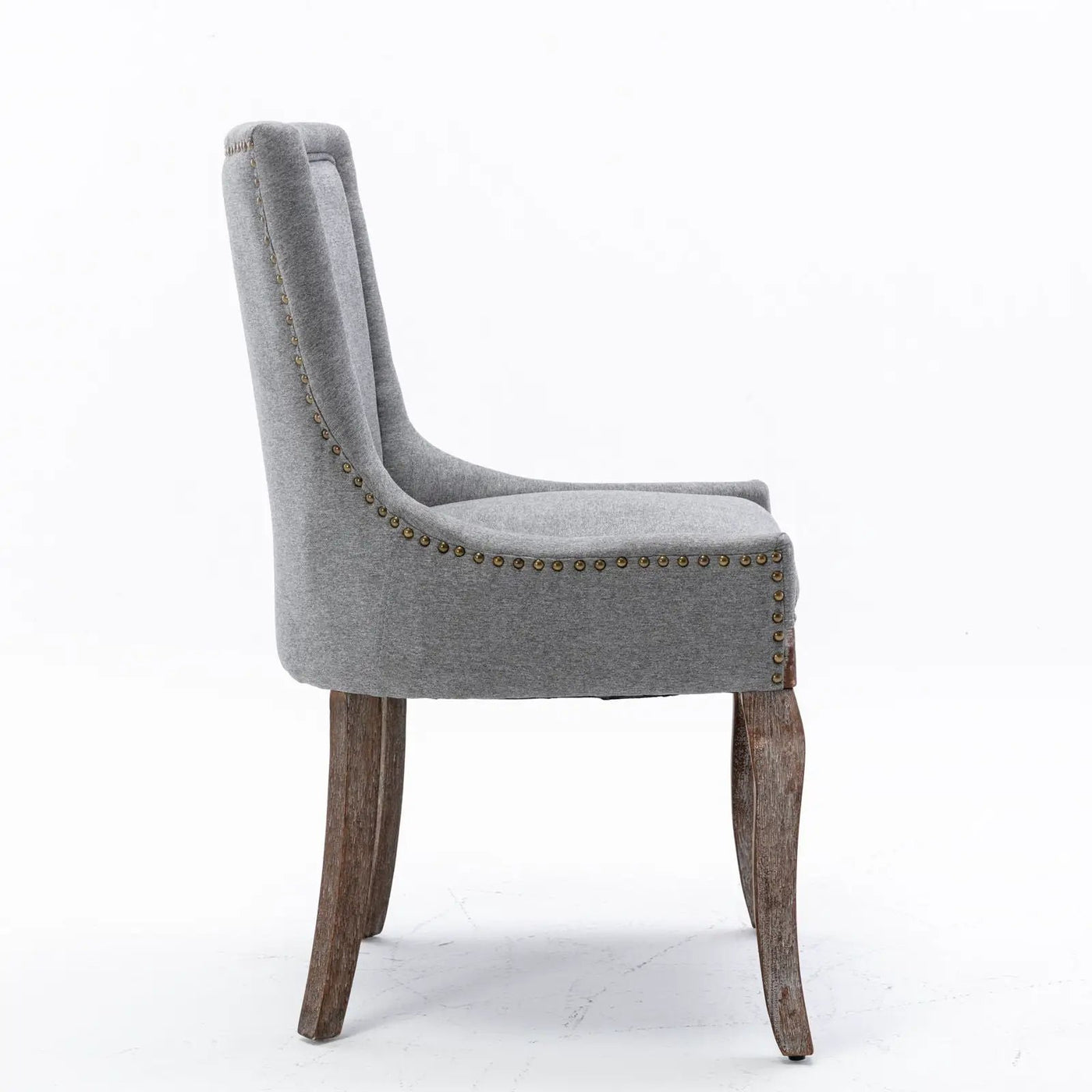 Ultra - Side Dining Chair, Nail Head (Set of 2) by HouseOfZazla