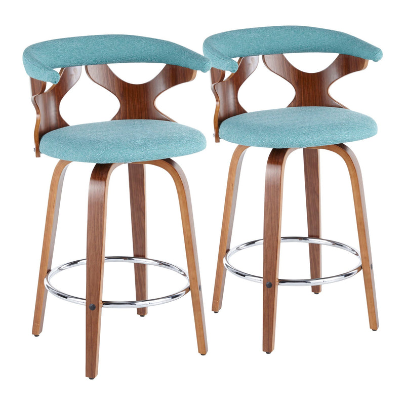 Gardenia - Mid Century Modern Counter Stool (Set of 2) by HouseOfZazla