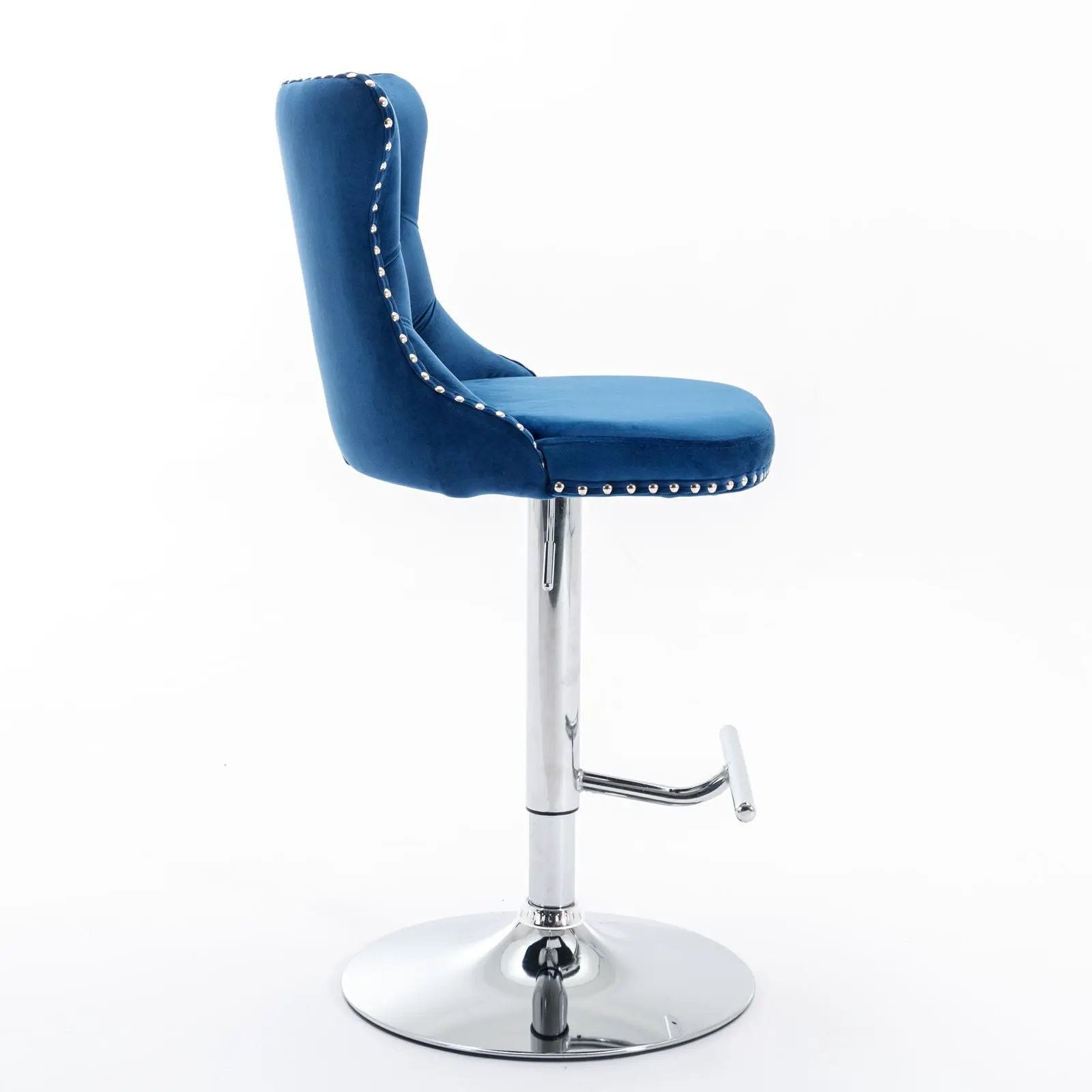 Swivel Adjustable Height Barstools Set of 2 by HouseOfZazla