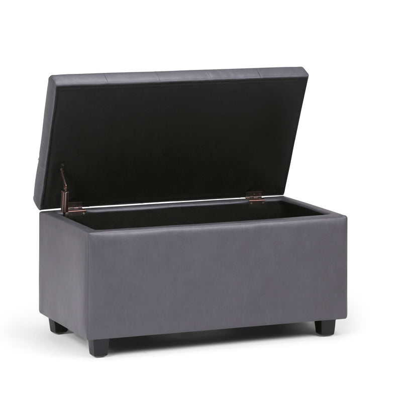 Cosmopolitan - Upholstered Storage Ottoman by HouseOfZazla