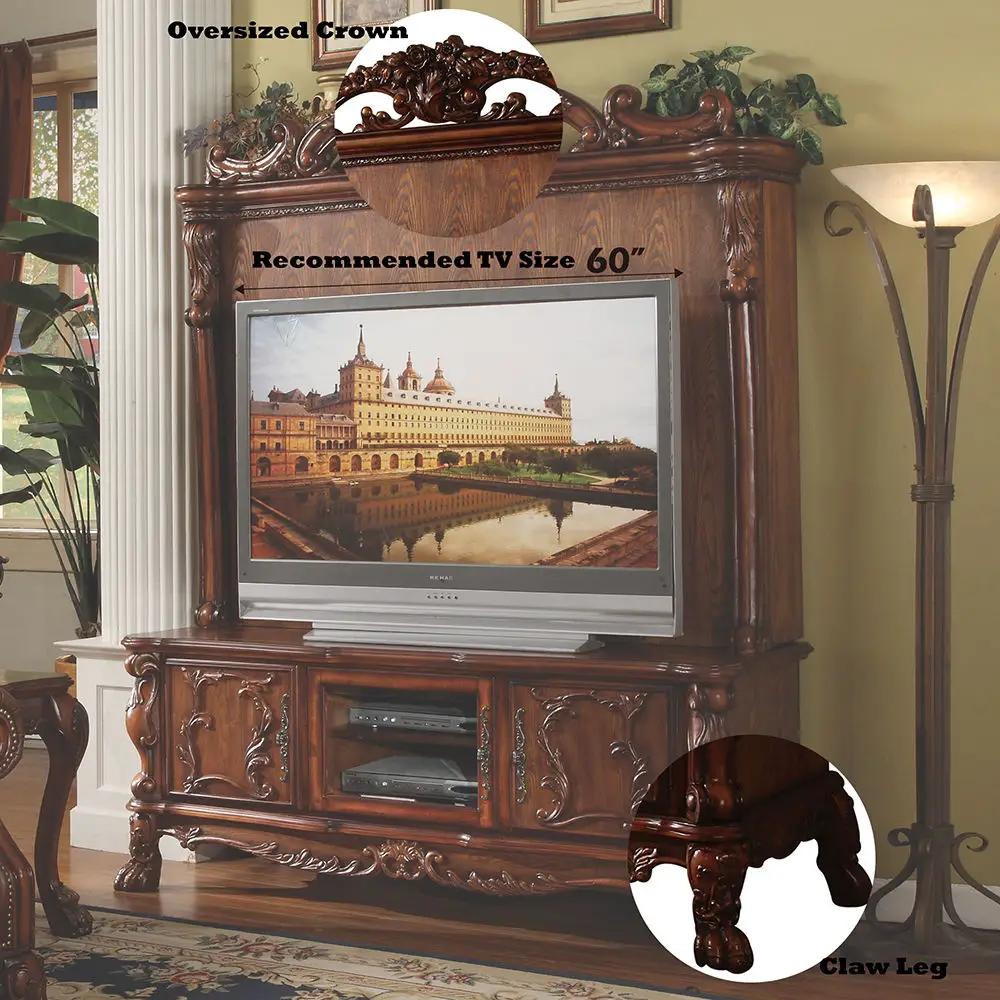 Dresden - 81" Entertainment Center - Cherry Oak by Unique Piece Furniture