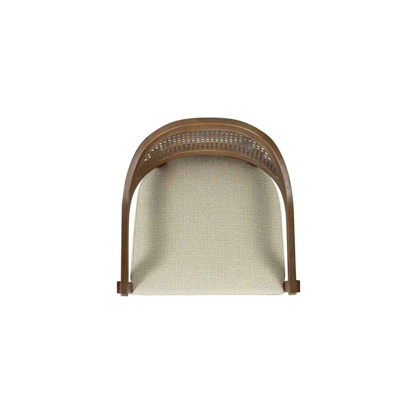 Americana - Mid-Century Modern Cane Back Counter Stool by Unique Piece Furniture