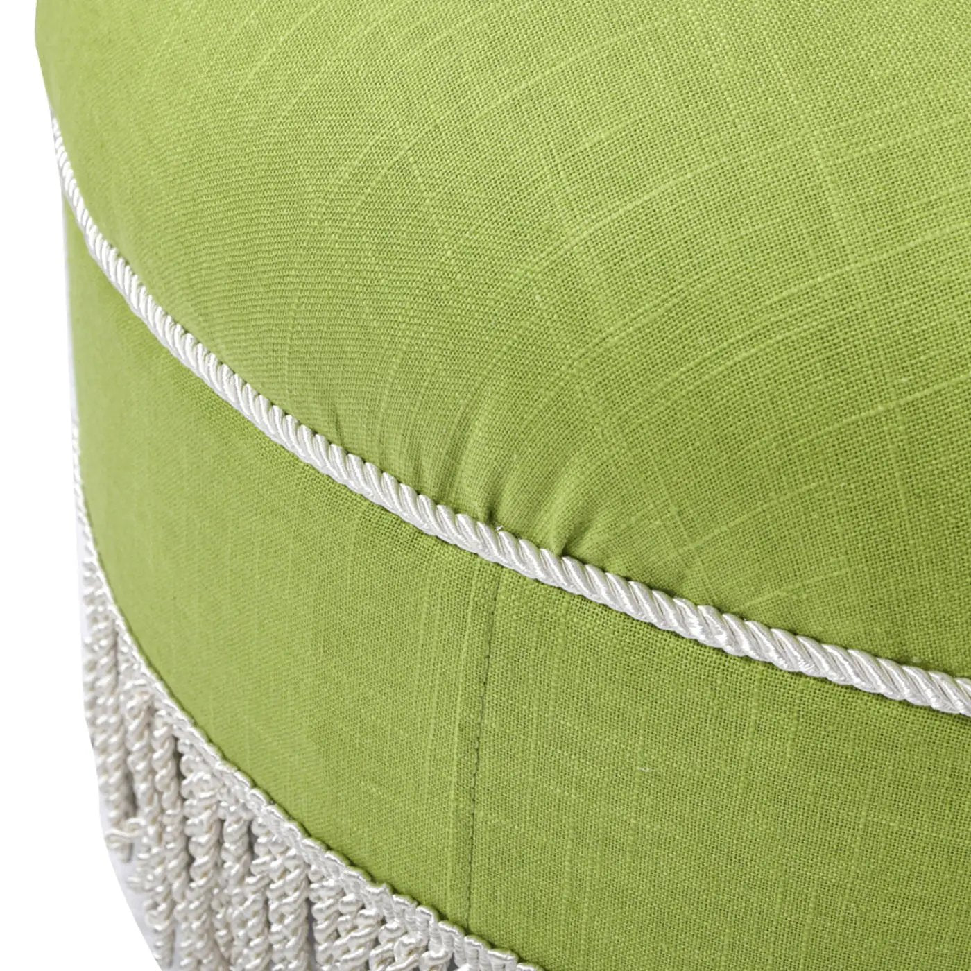 Yolanda - Round Upholstered Accent Ottoman by HouseOfZazla
