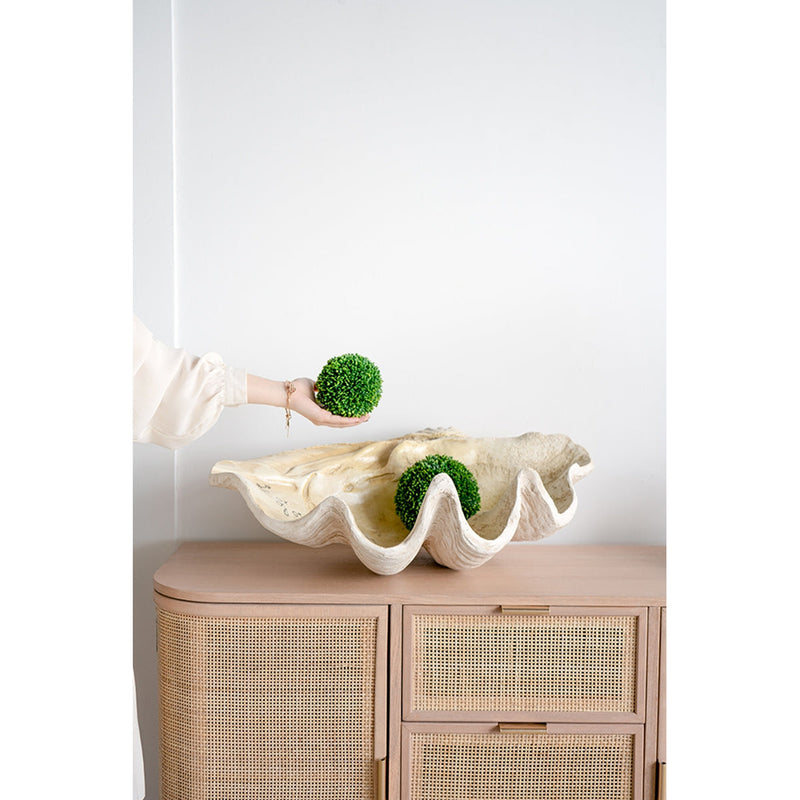 Large Clam Shell Accent 25.3x16.5x8.5" by HouseOfZazla