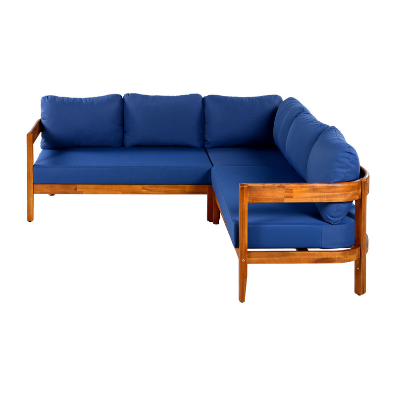 U_Style Acacia Solid Wood Patio Furniture Set by HouseOfZazla
