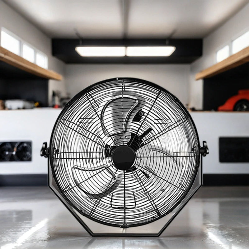 High Velocity 3 Speed Air Circulator Metal Wall Mount Fan by HouseOfZazla