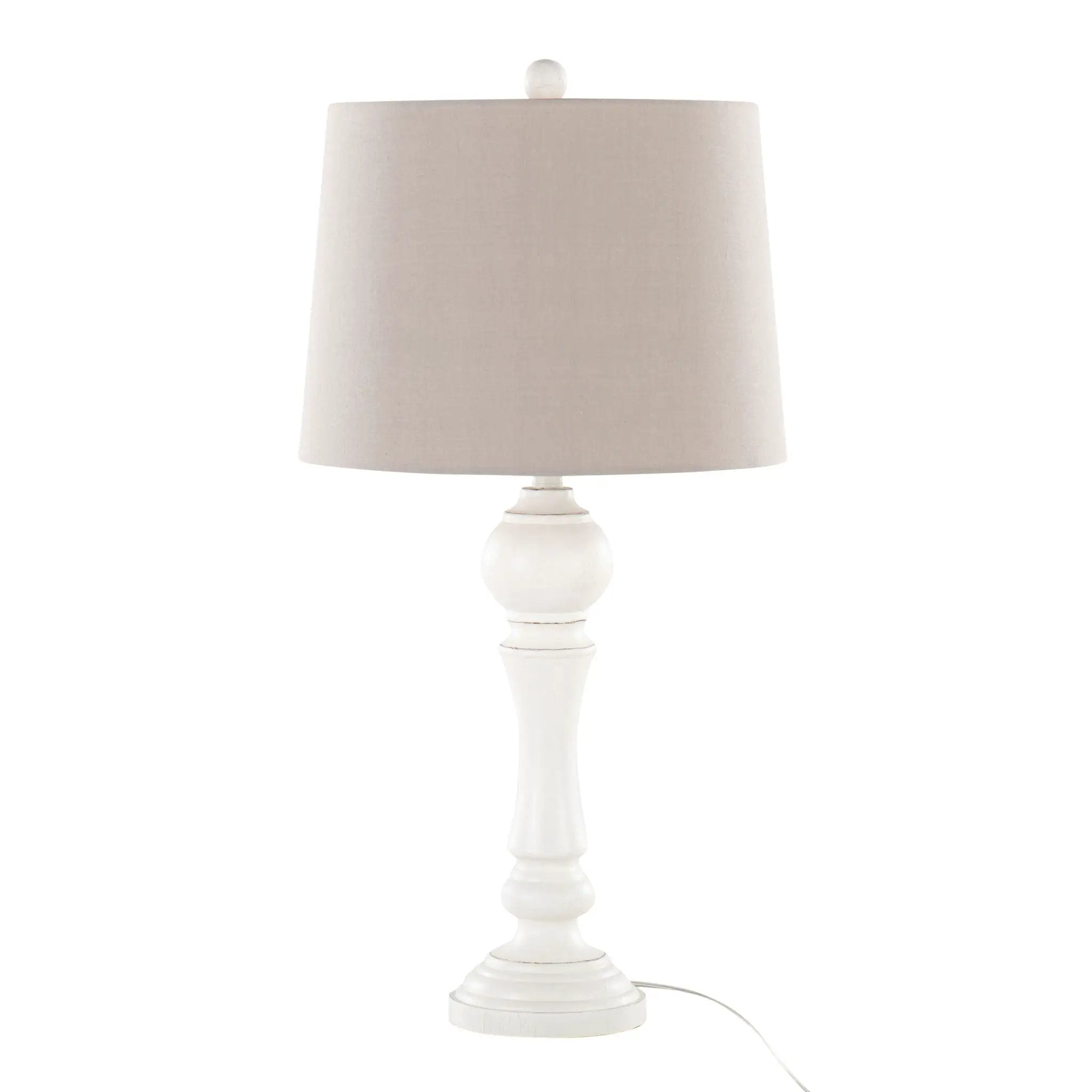Winston - Farmhouse Poly Table Lamp (Set of 2) by HouseOfZazla