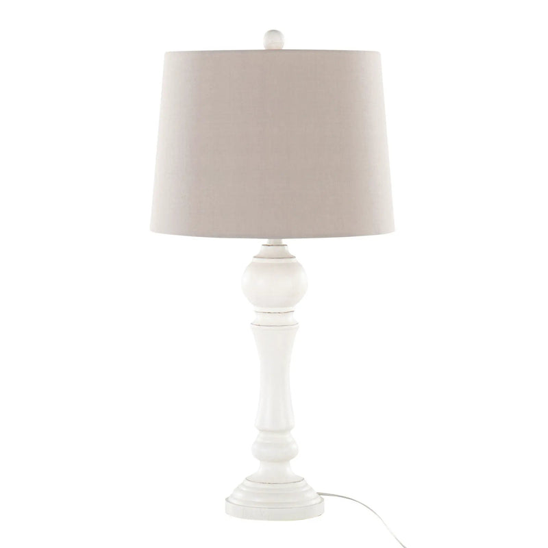 Winston - Farmhouse Poly Table Lamp (Set of 2) by HouseOfZazla
