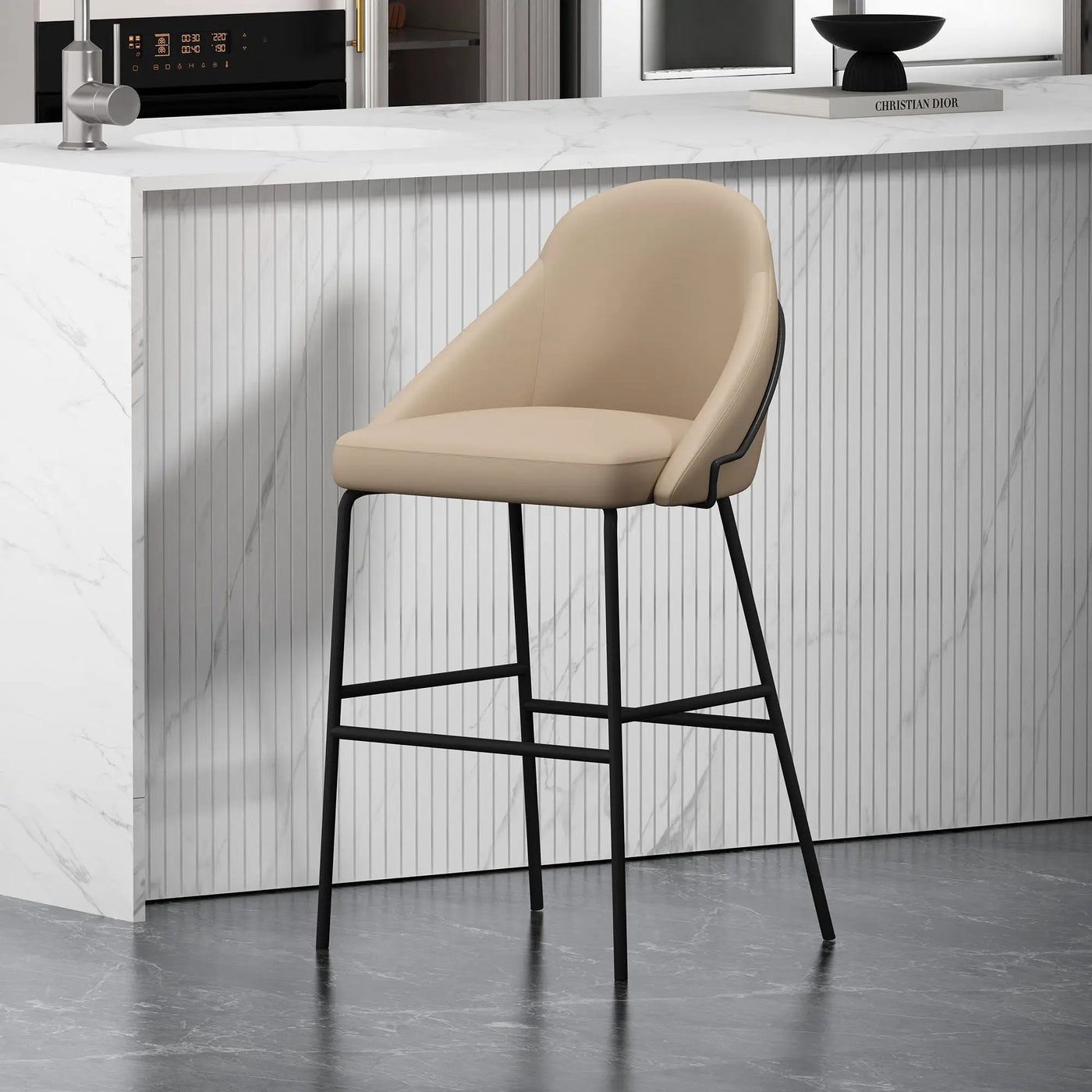 Gracie - Upholstered Barstool by HouseOfZazla