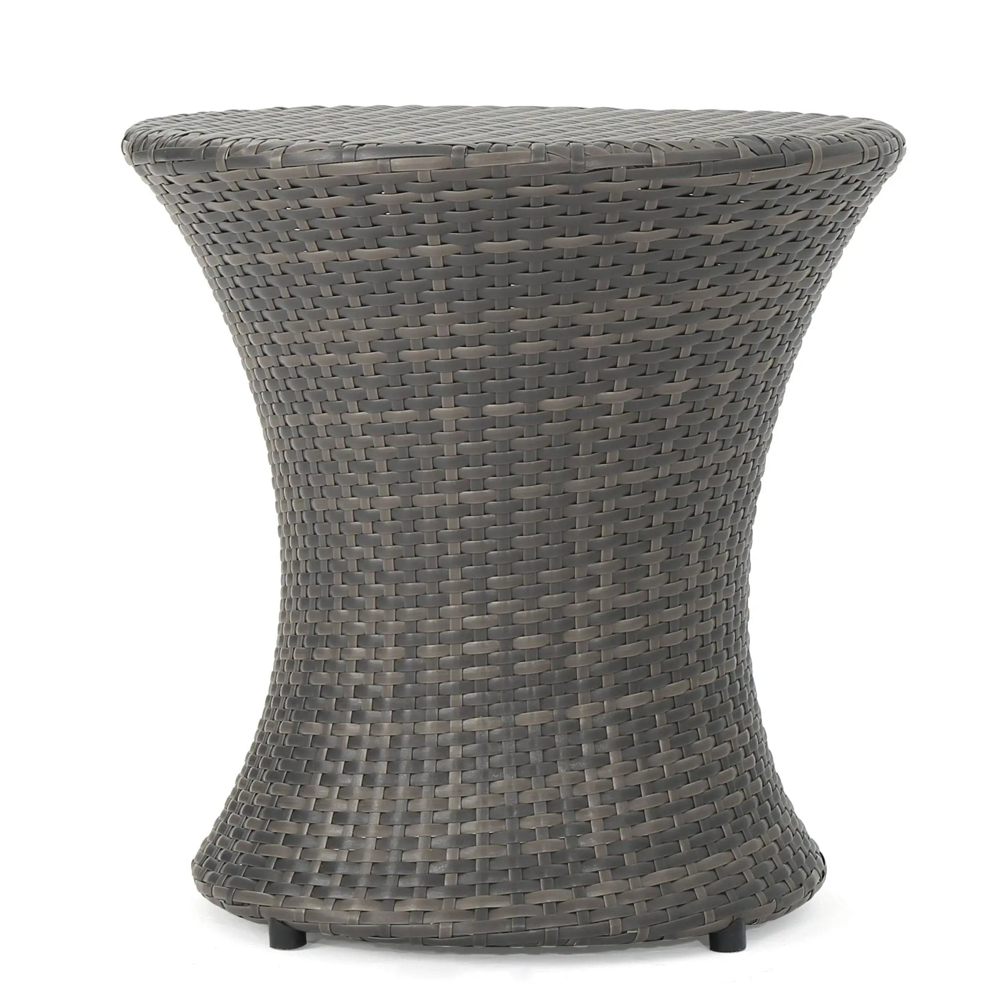Thrive - Hourglass Rattan Table With No Glass Top by HouseOfZazla