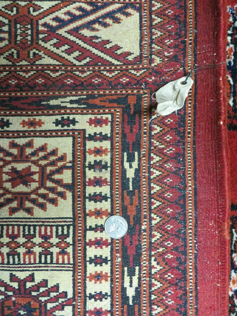 7' X 9' Vintage Handmade Bokhara Turkoman Pakistan Wool Rug Carpet Nice by Jewel Rugs