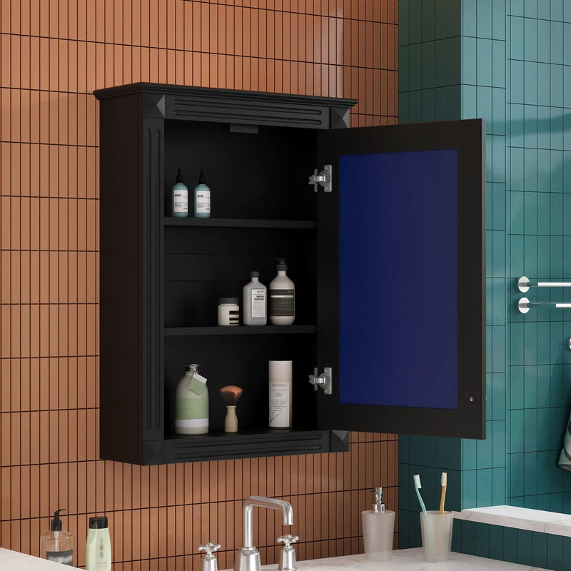 Wall Mounted Bathroom Storage Medicine Cabinet With Mirror by HouseOfZazla