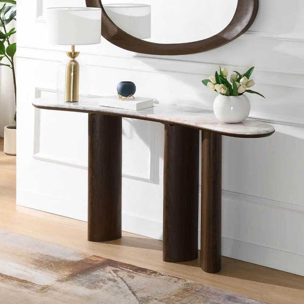Hanale - Table With Marble Top by Unique Piece Furniture