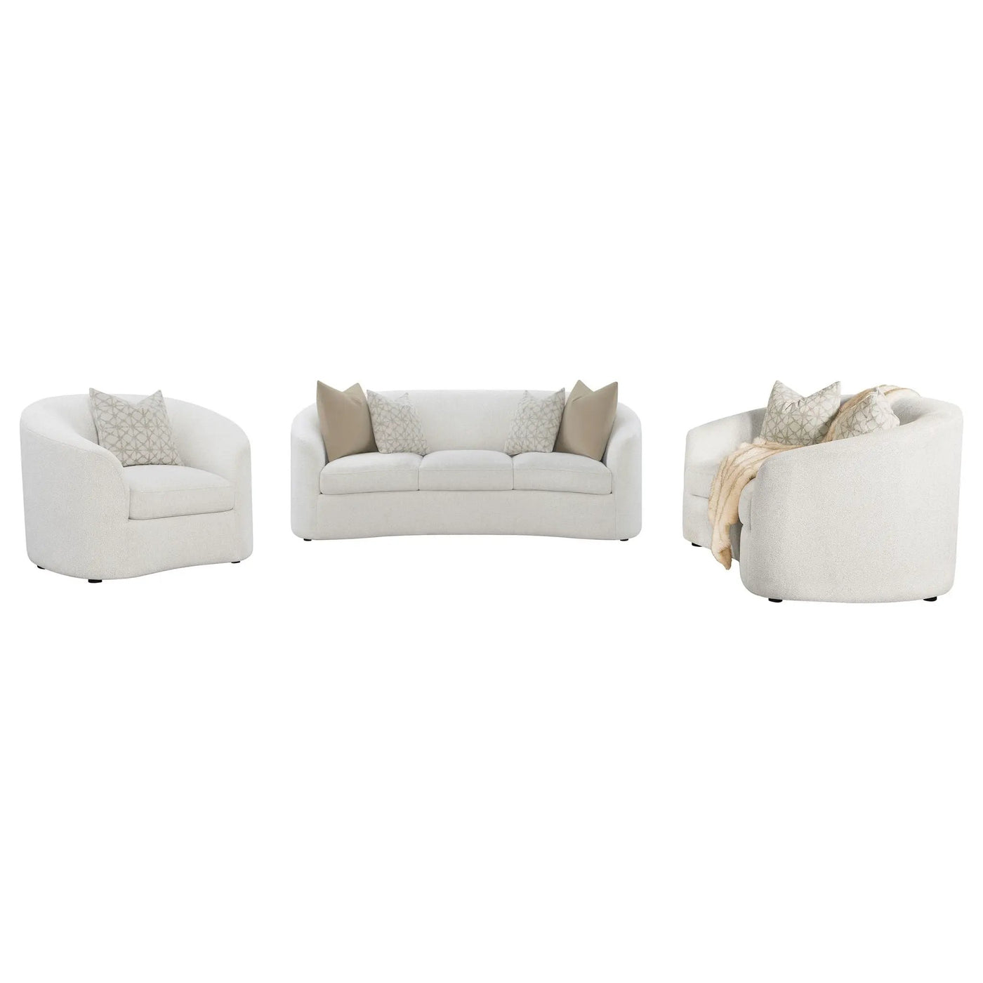 Rory - Sloped Arms Living Room Set by HouseOfZazla