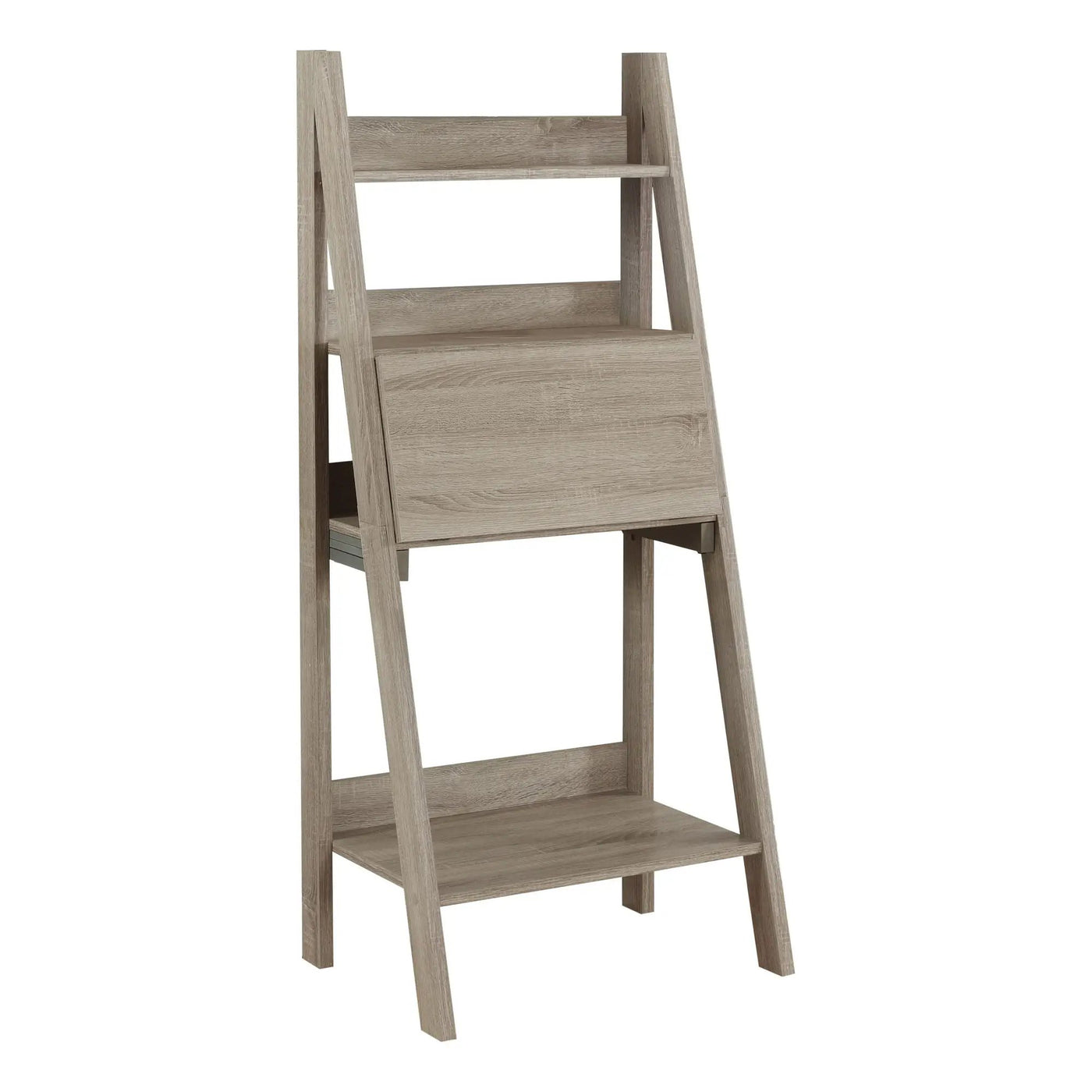 Computer Desk For Home Office, Laptop, Leaning, Storage Shelves by Unique Piece Furniture
