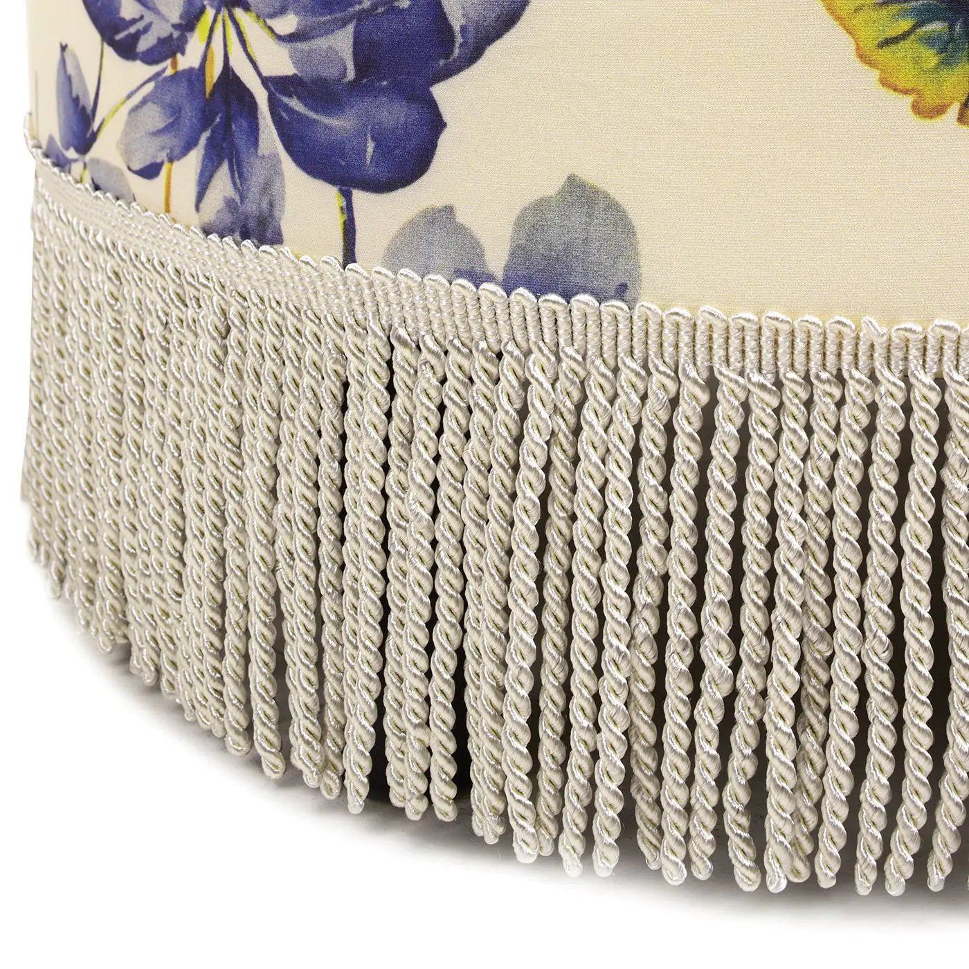 Yolanda - Round Upholstered Accent Ottoman by HouseOfZazla