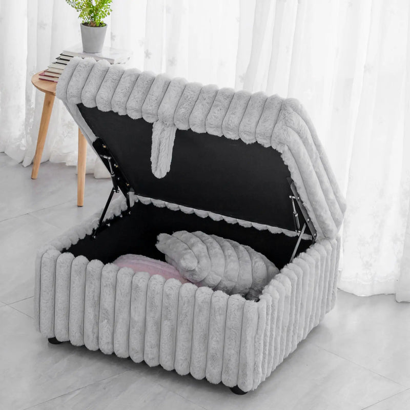 75.6" Soft Modular 2-Person Sofa with Hydraulic Lift by HouseOfZazla