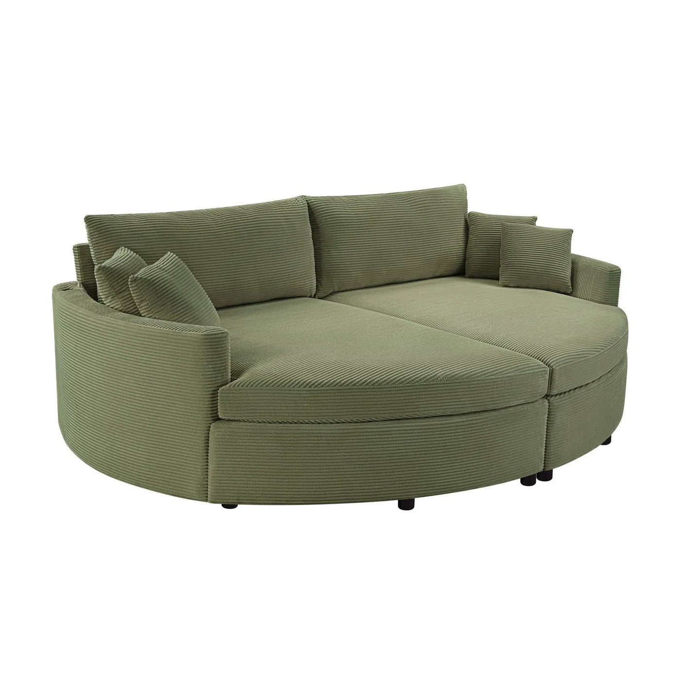 Oversized Double Chaise Lounge Sofa With USB Ports by HouseOfZazla