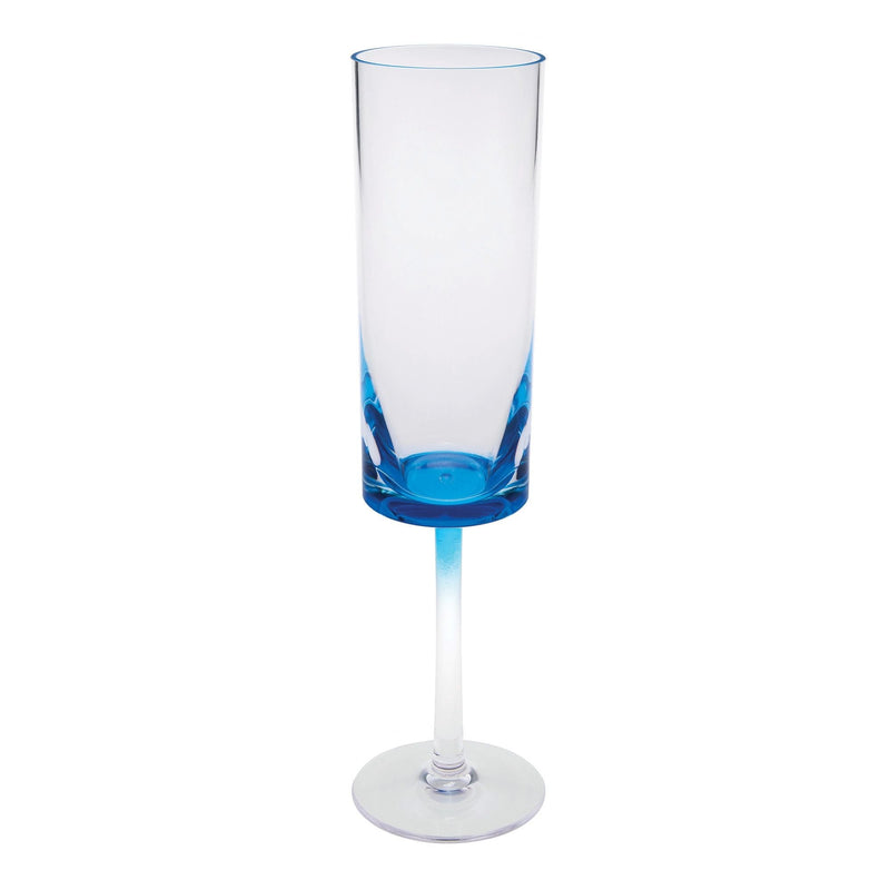 Oval Halo - Acrylic Champagne Flutes (Set of 4) by HouseOfZazla